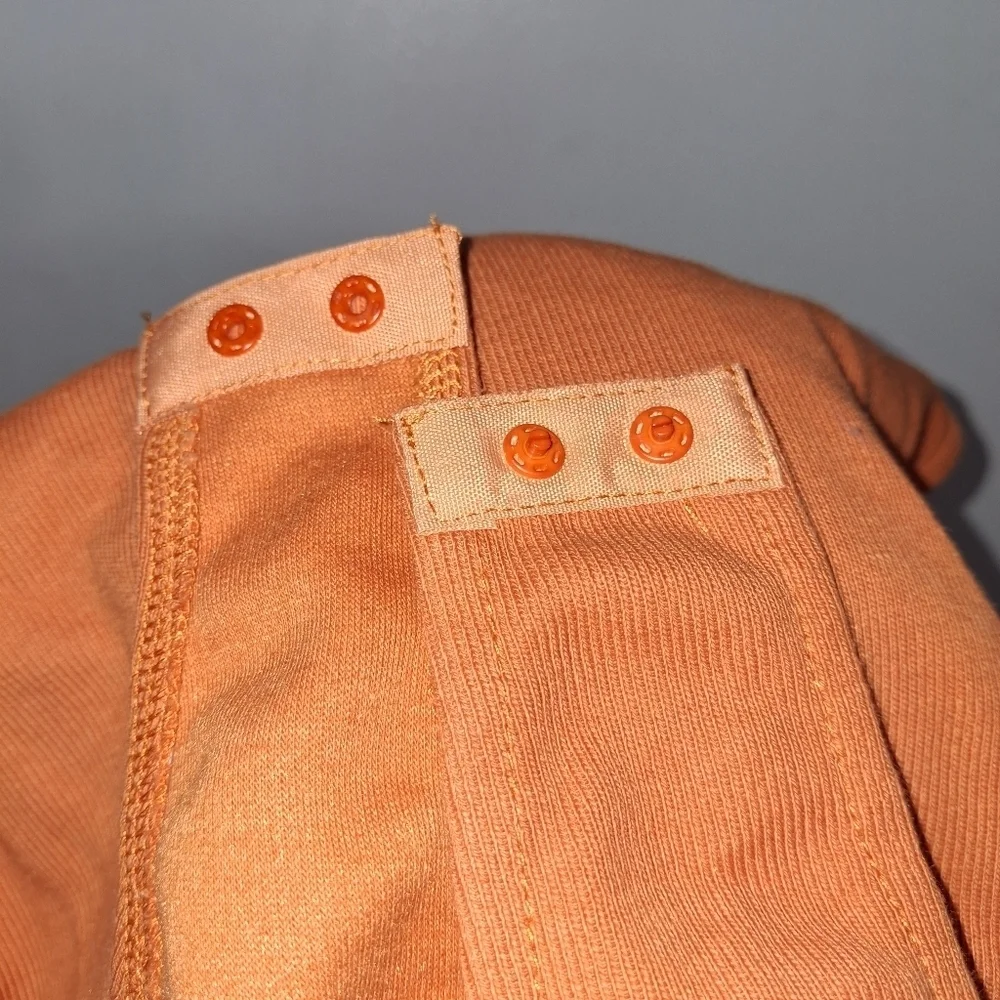 Orange Sleeveless Bodysuit- W Sz Small - Picture 5 of 7